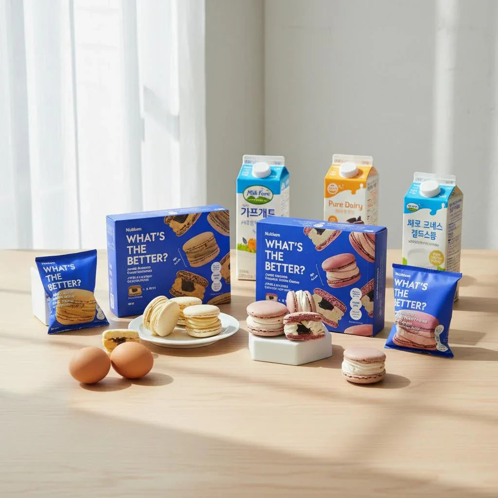 甘さと健康を同時に、食物繊維豊富なノルダムマカロン💙